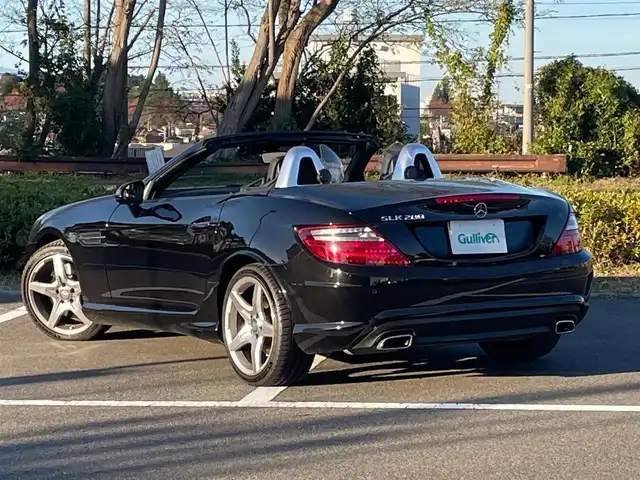 メルセデス・ベンツ ＳＬＫ２００ エクスクルーシブ 福島県 2015(平27)年 4.6万km オブシディアンブラック 純正ナビ/BT/フルセグTV/スマートキー/プッシュスタート/クルーズコントロール/ETC/アイドリングストップ/前方ドライブレコーダー/純正フロアマット/両席シートヒーター/レザーシート/ヘッドヒーター/パワーシート/シートメモリー/電格ミラー