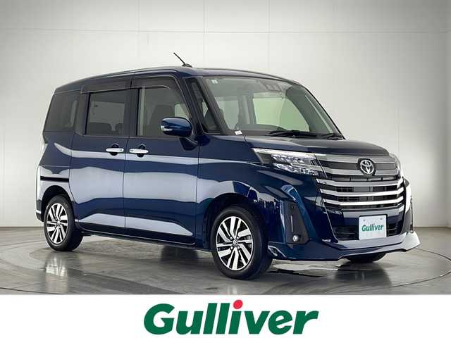 トヨタ ルーミー カスタムG 宮崎県 2021(令3)年 4.9万km レーザーブルークリスタルシャイン スマートアシスト３/〇衝突警報機能/〇衝突回避支援ブレーキ機能/〇ブレーキ制御付き誤発進抑制機能（前方・後方）/〇車線逸脱警報機能/〇ふらつき警報/〇路側逸脱警報/〇全車速追従機能付きACC（アダプティブクルーズコントロール）/〇オートハイビーム/〇先行車発進お知らせ機能/〇標識認識機能/純正7インチSDナビ/フルセグTV/CD/DVD/Bluetooth/バックカメラ/両側パワースライドドア/シートヒーター/LEDヘッドライト/ビルトインETC/電動パーキングブレーキ/オートホールド機能/アイドリングストップ/純正14インチAW/保証書/取扱説明書