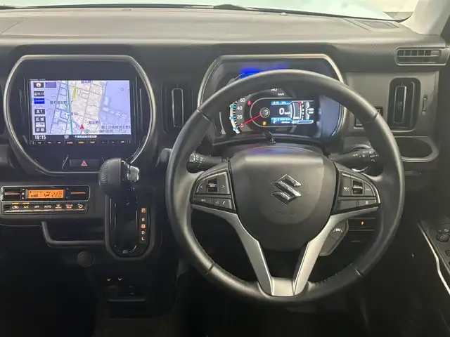 スズキ ハスラー Jスタイル Ⅱ 千葉県 2022(令4)年 0.8万km オフブルーメタリック/ガンメタリック2トーンルーフ システム登録時8006km/純正8インチナビ(CN-RZ875)/バックカメラ /AM/FM/CD/DVD/フルセグTV/Bluetooth/純正フロアマット/前後ドライブレコーダー/ビルトインETC/スマートキー×2/純正15インチAW/ルーフレール/LEDヘッドライト/フォグランプ/レーダークルーズコントロール/衝突軽減ブレーキ/車線逸脱警報/障害物センサー/アイドリングストップ/シートヒーター/取扱説明書/保証書