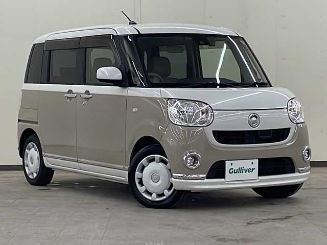 ダイハツ ムーヴ キャンバス X メイクアップ SA Ⅱ 道央・札幌 2016(平28)年 9.1万km パールホワイトⅢ/ナチュラルベージュマイカメタリック 2トーン /4WD//社外オーディオ//ETC//衝突被害軽減システム//横滑り防止装置//アイドリングストップ//オートライト//フォグライト//オートエアコン//ドライブレコーダー//電動格納ミラー//スペアキー1本