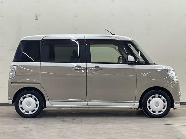ダイハツ ムーヴ キャンバス X メイクアップ SA Ⅱ 道央・札幌 2016(平28)年 9.1万km パールホワイトⅢ/ナチュラルベージュマイカメタリック 2トーン /4WD//社外オーディオ//ETC//衝突被害軽減システム//横滑り防止装置//アイドリングストップ//オートライト//フォグライト//オートエアコン//ドライブレコーダー//電動格納ミラー//スペアキー1本