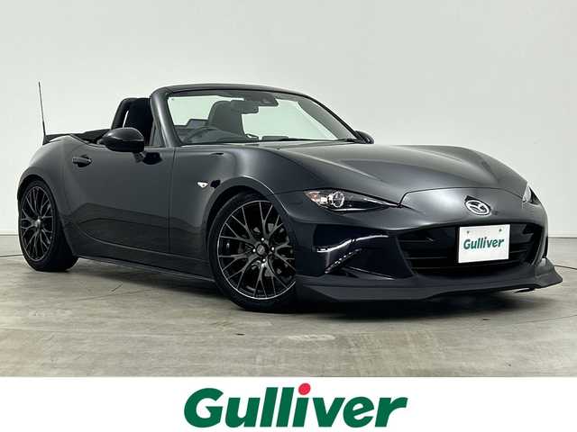 マツダ ロードスター S スペシャルパッケージ 三重県 2015(平27)年 9.6万km ジェットブラックマイカ /禁煙車　//純正ナビ　//ＢＳＭ　//バックカメラ　//ＥＴＣ　//フルセグＴＶ　//レーンアシスト　//オートライト　//ＬＥＤライト　//ＢＴ　//フロント・リアエアロ　//社外１７インチアルミ　//スマートキー　//パドルシフト//スペアキー