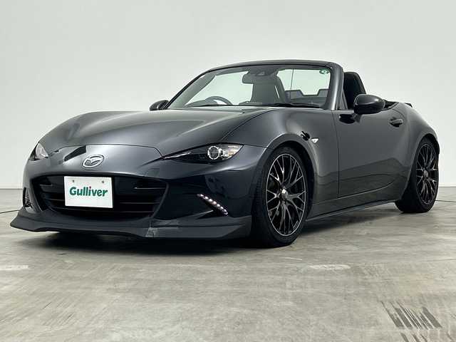 マツダ ロードスター S スペシャルパッケージ 三重県 2015(平27)年 9.6万km ジェットブラックマイカ /禁煙車　//純正ナビ　//ＢＳＭ　//バックカメラ　//ＥＴＣ　//フルセグＴＶ　//レーンアシスト　//オートライト　//ＬＥＤライト　//ＢＴ　//フロント・リアエアロ　//社外１７インチアルミ　//スマートキー　//パドルシフト//スペアキー