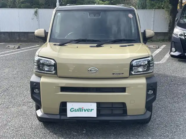 ダイハツ タフト G 東京都 2021(令3)年 0.4万km サンドベージュメタリック ワンオーナー／禁煙車/R4/R5/R6/R7年度分ディーラー整備記録簿/純正9インチナビ/フルセグTV/DVD再生/Blutoothオーディオ/バックカメラ/純正ナビ連動ドライブレコーダー/純正ETC/スカイフィールトップ/前席シートヒーター/LEDヘッドランプ/スマートキー/保証書/取扱説明書