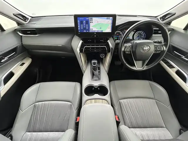 トヨタ ハリアー ハイブリッド Z 岡山県 2021(令3)年 3.4万km ホワイトパールクリスタルシャイン モデリスタエアロ/ＪＢＬサウンド/純正１２．３インチナビ/【Bluetooth/フルセグTV/Carplay】/デジタルインナーミラー/レーダークルーズコントロール/衝突軽減ブレーキシステム/運転席パワーシート/ハーフレザーシート　/ブラインドスポットモニター/ヘッドアップディスプレイ/ビルトインETC2.0/LEDヘッドライト/純正フロアマット/ドアバイザー/新車保証書/取扱説明書/スペアキー×１