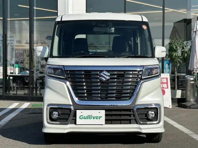 スズキ スペーシア カスタム HYBRID XS 長崎県 2020(令2)年 5.1万km ピュアホワイトP 〇ストラーダナビ/〇フルセグTV/〇両側パワースライドドア/〇バックカメラ/〇ビルトインETC/〇ドライブレコーダー/〇アダプティブクルーズコントロール/〇セーフティサポート/〇LEDヘッドランプ/〇LEDフロントフォグランプ/〇LEDフロントイルミネーション/〇革巻きシフトノブ/〇革巻きステアリングホイール/〇合皮/ファブリックコンビシート/〇シートヒーター/〇パーソナルテーブル/〇純正15インチアルミホイール/〇キーレスプッシュスタートシステム/〇スペアキー/〇禁煙車