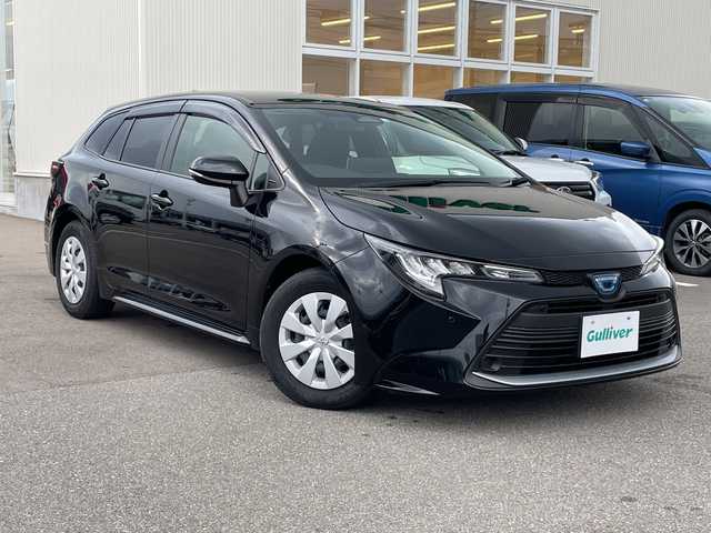 トヨタ カローラツーリング ハイブリッド G 石川県 2022(令4)年 7.2万km 黒 純正１０．５型ナビ　フルセグＴＶ　バックカメラ　ＬＥＤヘッドライト　ＥＴＣ２．０　スマートキー　トヨタセーフティセンス　レーダークルーズ　プッシュスタート　電動ミラー　保証書