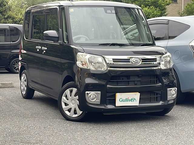 ダイハツ タント X ターボ SAⅢ 埼玉県 2018(平30)年 2万km ブラックマイカメタリック 登録時19807km/ワンオーナー/純正SDナビ（NMZK-W68D）/・フルセグTV/・USB/・Bluetooth/・CD/・DVD/・MSV/バックカメラ/ETC/ステアリングリモコン/左側パワースライドドア/純正ナビ連動ドライブレコーダー/シートヒーター（D席）/電動格納ミラー/衝突軽減ブレーキ/横滑り防止機能/アイドリングストップ/オートライト/オートハイビーム/プッシュスタート/スマートキー×2/リアロールサンシェード/ドアバイザー/フォグランプ/取扱説明書/ナビ取扱説明書/保証書