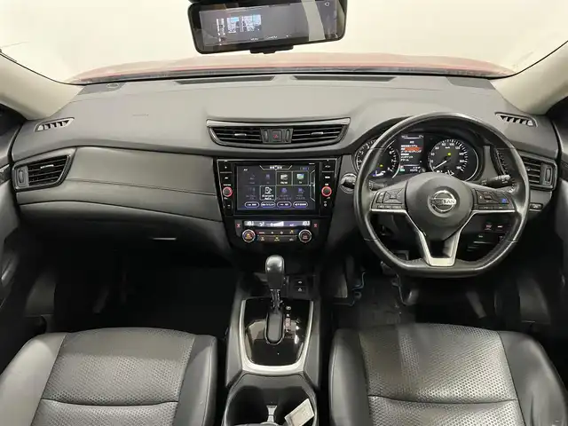 日産 エクストレイル ハイブリッド 20Xi 長崎県 2018(平30)年 4.6万km ガーネットレッド 外部検査実施済み/4WD/プロパイロット/純正SDナビ（MM517D-L）/ （DVD・ブルーレイ/フルセグTV/Bluetooth/USB）/インテリジェントアラウンドビューモニター/ETC/前方ドライブレコーダー/デジタルインナーミラー/ハンズフリーパワーバックドア/カブロンシート/レーダークルーズコントロール/エマージェンシーブレーキ/レーンアシスト/ダウンヒルアシストコントロール/横滑り防止機能/純正17インチアルミホイール/スマートキー/オートライト/純正LEDヘッドライト/スペアキー1本/保証書/取扱説明書