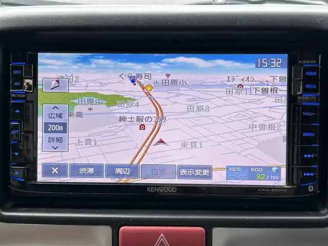 スズキ エブリィ ワゴン PZターボ 福岡県 2016(平28)年 7.7万km ムーンライトバイオレットPM KENWOOD製メモリナビ/　（AM/FM/Bluetooth/フルセグTV）/バックカメラ/スズキセーフティーサポート/・レーダーブレーキサポート/・誤発進制御機能/・エマージェンシーストップシグナル/オートライト/横滑り防止装置/純正14インチアルミホイール/レザー調茶色シートカバー/ETC/リアヒーター/片側パワースライドドア/純正フロアマット/ドアバイザー/電格ミラー/ワイドインナーミラー/プッシュスタート/電源ソケット×1/盗難防止装置/スペアキー×1/保証書/取扱説明書