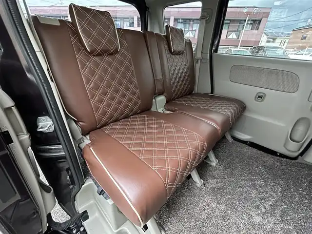 スズキ エブリィ ワゴン PZターボ 福岡県 2016(平28)年 7.7万km ムーンライトバイオレットPM KENWOOD製メモリナビ/　（AM/FM/Bluetooth/フルセグTV）/バックカメラ/スズキセーフティーサポート/・レーダーブレーキサポート/・誤発進制御機能/・エマージェンシーストップシグナル/オートライト/横滑り防止装置/純正14インチアルミホイール/レザー調茶色シートカバー/ETC/リアヒーター/片側パワースライドドア/純正フロアマット/ドアバイザー/電格ミラー/ワイドインナーミラー/プッシュスタート/電源ソケット×1/盗難防止装置/スペアキー×1/保証書/取扱説明書