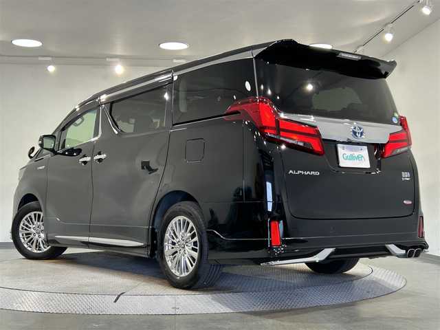 トヨタ アルファードハイブリット SR Cパッケージ 愛知県 2019(令1)年 7.5万km ブラック アルパイン１１インチナビ/ツインムーンルーフ/モデリスタエアロ/アルパイン12.8インチフリップダウンモニター/両側電動スライドドア/パワーバックドア/レーダークルーズコントロール/プリクラッシュセーフティ/ブラインドスポットモニター/レーントレーシングアシスト/クリアランスソナー/先行車発進告知/エグゼクティブパワーシート【本革】/シートヒーター/シートクーラー/シートメモリー/ハンドルヒーター/デジタルインナーミラー/前後ドライブレコーダー/ビルトインETC/アクセサリーソケット/純正17インチアルミホイール/純正フロアマット/ISOFIX