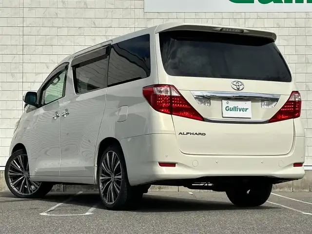 トヨタ アルファード 240G 新潟県 2008(平20)年 12万km ゴールドパールクリスタルシャイン サンルーフ/クルーズコントロール/ETC/両側パワースライドドア/バックカメラ/スペアキー/純正ナビ/（HDDナビ、Bluetooth、フルセグ、CD/DVD）/パワーシートDN席/横滑り防止/19インチPERFORMANCE　WHEELS　/HID/オートライト/スマートキー/オットマン/イージークローザー/プッシュスタート/ウィンカーミラー/１００V充電