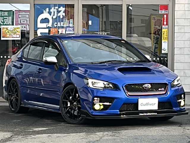 スバル ＷＲＸ ＳＴＩ S207 岩手県 2016(平28)年 2.4万km WRブルーパール ４WD/ＳＴｉエアロ　/純正ナビ　/（CD、DVD、HDMI、BT）/ＳＴｉ本革シート　/ＲＡＹＳホイール冬タイヤ有　/バックカメラ　/サイドカメラ /前席シートヒーター /LEDアクセサリーライナー/オートライト　/フォグランプ/ナビステアリングスイッチ/ETC/デュアルエアコン/プッシュスタート/スマートキー×2/オートリアワイパー/ドアバイザー/フロアマット/保証書　取説