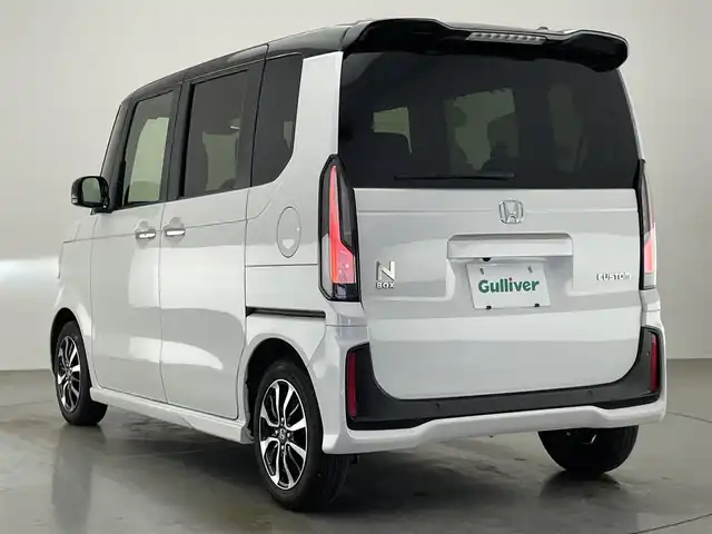 ホンダ Ｎ ＢＯＸ カスタム コーディネートスタイル 愛知県 2023(令5)年 1.7万km パールⅡ 純正８型ナビ　シートヒーター　禁煙車　ハーフレザー　バックカメラ　前後ドラレコ　電動パーキング　ホンダセンシング　衝突軽減　追従クルコン　ハンドル支援　コーナーセンサー　ツートーン　ＬＥＤオートライト