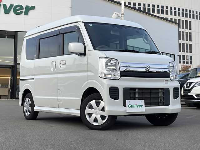 スズキ エブリィ ワゴン JPターボ 青森県 2022(令4)年 3.3万km パールホワイト ・4WD/・ターボ/・社外ナビ/・バックカメラ/・Bluetooth/・横滑り防止/・衝突被害軽減ブレーキ/・レーンキープアシスト/・ETC/・ドライブレコーダー/・シートヒーター/・リアヒーター/・プッシュスタート/・スマートキー/・オートライト