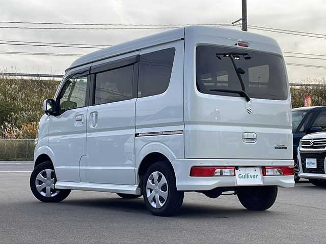 スズキ エブリィ ワゴン JPターボ 青森県 2022(令4)年 3.3万km パールホワイト ・4WD/・ターボ/・社外ナビ/・バックカメラ/・Bluetooth/・横滑り防止/・衝突被害軽減ブレーキ/・レーンキープアシスト/・ETC/・ドライブレコーダー/・シートヒーター/・リアヒーター/・プッシュスタート/・スマートキー/・オートライト