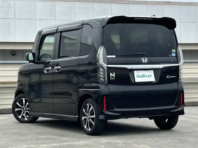 ホンダ Ｎ ＢＯＸ カスタム G L ホンダセンシング 静岡県 2019(平31)年 4万km クリスタルブラックパール 純正7インチナビ/（FM/AM/CD/DVD/SD/USB）/ホンダセンシング/・衝突軽減ブレーキ（CMBS）/・誤発進抑制機能/・横滑り防止システム/ワンオーナー/ドラレコ/ETC車載器/両側電動スライドドア/オートライト/追従クルーズコントロール/プッシュスタート/フォグランプ/カーテンエアバッグ/純正14AW