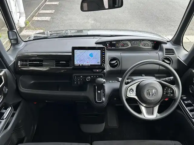 ホンダ Ｎ ＢＯＸ カスタム G L ホンダセンシング 静岡県 2019(平31)年 4万km クリスタルブラックパール 純正7インチナビ/（FM/AM/CD/DVD/SD/USB）/ホンダセンシング/・衝突軽減ブレーキ（CMBS）/・誤発進抑制機能/・横滑り防止システム/ワンオーナー/ドラレコ/ETC車載器/両側電動スライドドア/オートライト/追従クルーズコントロール/プッシュスタート/フォグランプ/カーテンエアバッグ/純正14AW