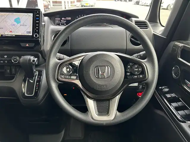 ホンダ Ｎ ＢＯＸ カスタム G L ホンダセンシング 静岡県 2019(平31)年 4万km クリスタルブラックパール 純正7インチナビ/（FM/AM/CD/DVD/SD/USB）/ホンダセンシング/・衝突軽減ブレーキ（CMBS）/・誤発進抑制機能/・横滑り防止システム/ワンオーナー/ドラレコ/ETC車載器/両側電動スライドドア/オートライト/追従クルーズコントロール/プッシュスタート/フォグランプ/カーテンエアバッグ/純正14AW