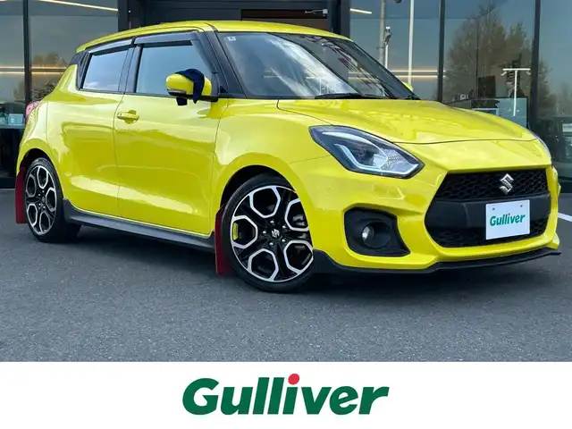 スズキ スイフト スポーツ 栃木県 2022(令4)年 4.7万km チャンピオンイエロー デゥアルブレーキサポート/社外ディスプレイオーディオ/DVD/Bluetooth/MSV/USB/ビルトインETC/前後ドライブレコーダー/D席シートヒーター/クルーズコントロール/スマートキー×2/プッシュスタート/ステアリングリモコン/LEDオートライト/LEDフォグランプ/純正17インチAW/アイドリングストップ/横滑り防止装置/電動格納ミラー/スロットコントローラー