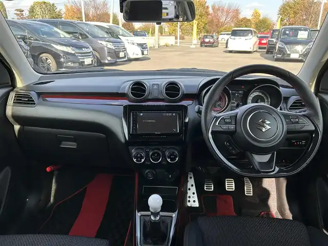 スズキ スイフト スポーツ 栃木県 2022(令4)年 4.7万km チャンピオンイエロー デゥアルブレーキサポート/社外ディスプレイオーディオ/DVD/Bluetooth/MSV/USB/ビルトインETC/前後ドライブレコーダー/D席シートヒーター/クルーズコントロール/スマートキー×2/プッシュスタート/ステアリングリモコン/LEDオートライト/LEDフォグランプ/純正17インチAW/アイドリングストップ/横滑り防止装置/電動格納ミラー/スロットコントローラー