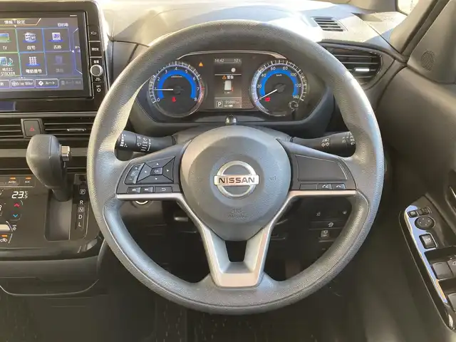 日産 ルークス ハイウェイスター X 静岡県 2020(令2)年 9.6万km アトランティックブルー (株)IDOMが運営する【じしゃロン焼津店】の自社ローン専用車両になります。こちらは現金またはオートローンご利用時の価格です。自社ローンご希望の方は別途その旨お申付け下さい /純正ＳＤナビ/（フルセグＴＶ/Ｂｌｕｅｔｏｏｔｈ接続/ＣＤ/ＤＶＤ/ミュージックサーバー）/片側パワースライドドア/衝突軽減ブレーキ/３６０°カメラ/ＥＴＣ/ＬＥＤヘッドライト/オートライト/プッシュスタート＆スマートキー