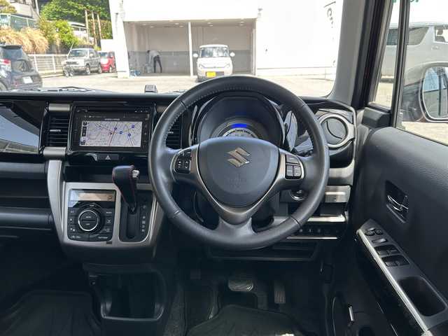 スズキ ハスラー Jスタイル Ⅱ ターボ 愛知県 2017(平29)年 5万km フェニックスレッドパール/ホワイト2トーンルーフ ワンオーナー/純正メモリナビ/ワンセグテレビ/バックカメラ/アラウンドビュー/アイドリングストップ/ウィンカーミラー/クルーズコントロール/ドアバイザー/プッシュスタート/ETC/レザーステアリング/ハーフレザーシート