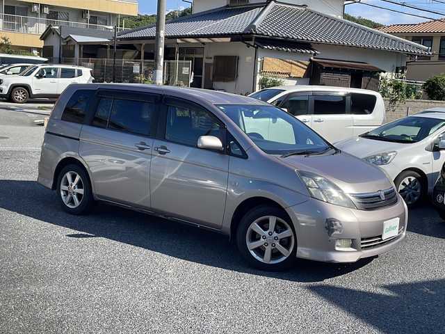トヨタ アイシス プラタナ Gエディション 大阪府 2007(平19)年 11.7万km グレー 純正HDDナビ/バックモニター/ETC/両側パワースライドドア/純正１６インチAW/革巻きステアリング/電動格納ミラー/純正マット/ドアバイザー