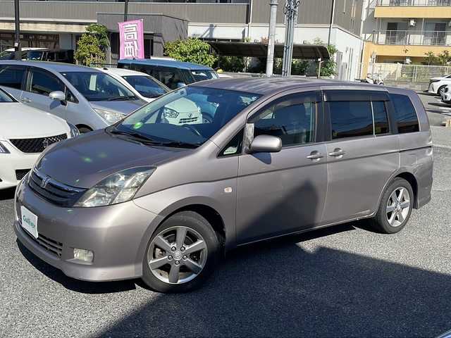 トヨタ アイシス プラタナ Gエディション 大阪府 2007(平19)年 11.7万km グレー 純正HDDナビ/バックモニター/ETC/両側パワースライドドア/純正１６インチAW/革巻きステアリング/電動格納ミラー/純正マット/ドアバイザー