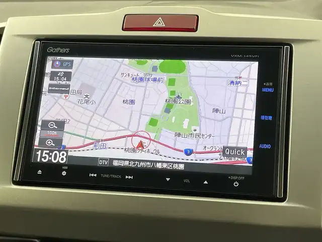ホンダ フリード ハイブリット ジャストセレクション 福岡県 2014(平26)年 8.6万km ホワイトオーキッドパール 純正ナビ（ＢＴ，フルセグＴＶ）　/バックカメラ　/ビルトインＥＴＣ　/クルーズコントロール　/横滑り防止装置　/ＥＣＯＮ　/アイドリングストップ　/両側電動スライドドア　/電動格納式ドアミラー　/純正フロアマット