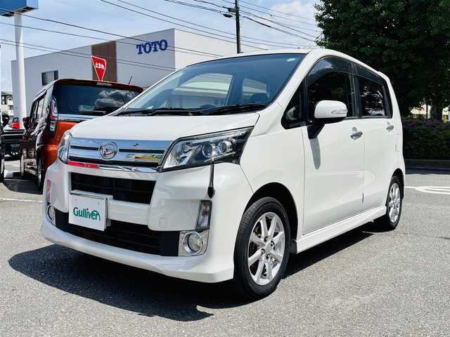 ダイハツ ムーヴ カスタム X LTD SA 神奈川県 2013(平25)年 8.2万km パールホワイトⅢ メモリナビ/ワンセグテレビ/バックカメラ/アイドリングストップ/ドアバイザー/ETC