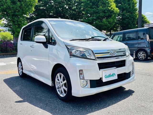 ダイハツ ムーヴ カスタム X LTD SA 神奈川県 2013(平25)年 8.2万km パールホワイトⅢ メモリナビ/ワンセグテレビ/バックカメラ/アイドリングストップ/ドアバイザー/ETC