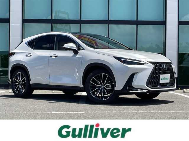 レクサス ＮＸ 250 バージョンL 和歌山県 2023(令5)年 1万km ソニッククォーツ 純正ナビ/パノラミックビューモニター/革巻きステアリング/サンルーフ/三眼LEDヘッドライト/レザーシート/パワーシート/ポジションメモリー/シートヒーター/シートエアベンチレーション/ステアリングヒーター/純正アルミホイール/ドライブレコーダー/パワーバックドア/置くだけ充電/プリクラッシュセーフティー/BSM/クリアランスソナー/フォグランプ