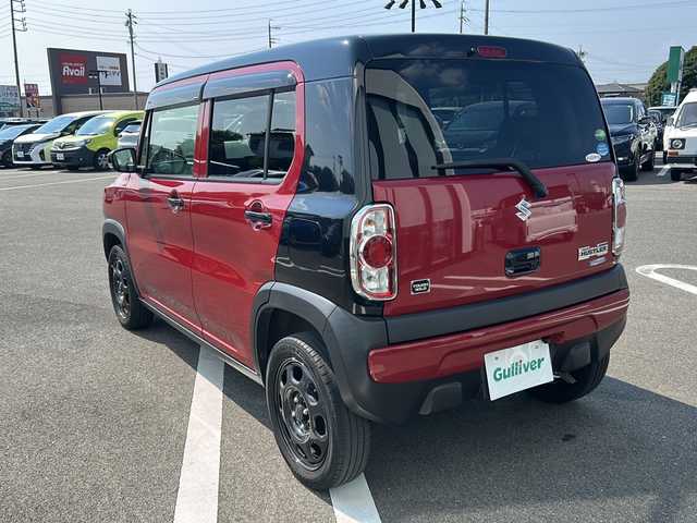 スズキ ハスラー タフワイルド 岐阜県 2018(平30)年 2.6万km フェニックスレッドパール/ブラック 2トーン 登録時走行距離：26041km/SDナビ（AIVC-RZ801）/フルセグテレビ・CD・DVD・BT・USB・AUX・AM・FM・iPod/バックカメラ/前席シートヒーター/横滑り防止装置/車線逸脱警報/プリクラッシュセーフティ/ETC/LEDヘッドライト/フォグライト/オートライト/アイドリングストップ/純正フロアマット/ドアバイザー/プッシュスタート/スマートキー/保証書/取扱説明書/スペアキー