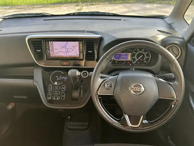 日産 デイズ ルークス HWS X Vセレクション 長崎県 2018(平30)年 6.9万km プレミアムパープルP 純正メモリナビ/（CD/DVD/BT/フルセグ）/全方位カメラ/衝突軽減システム/両側パワースライドドア/ハーフレザーシート/スマートキー/プッシュスタート/純正15インチAW/ETC