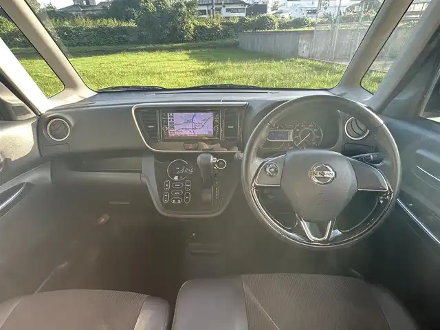 日産 デイズ ルークス HWS X Vセレクション 長崎県 2018(平30)年 6.9万km プレミアムパープルP 純正メモリナビ/（CD/DVD/BT/フルセグ）/全方位カメラ/衝突軽減システム/両側パワースライドドア/ハーフレザーシート/スマートキー/プッシュスタート/純正15インチAW/ETC