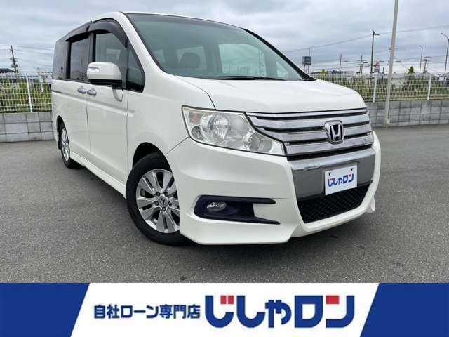 ホンダ ステップワゴン スパーダ Z HDDナビED 大阪府 2011(平23)年 14.7万km プレミアムホワイトパール ”(株)IDOMが運営する【じしゃロン堺店】の自社ローン専用車両になります。/こちらは現金またはオートローンご利用時の価格です。自社ローンご希望の方は別途その旨お申付け下さい”