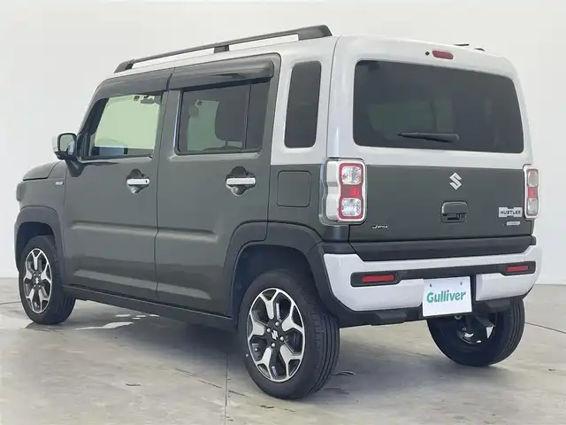 スズキ ハスラー Jスタイル Ⅱ 富山県 2022(令4)年 4.9万km クールカーキパールメタリック/ソフトベージュメタリック 純正ナビ（AM/FM/DVD/BT/フルセグ）/全方位カメラ/ドライブレコーダー/ETC/シートヒーター/衝突被害軽減システム/レーダークルーズコントロール/レーンキープアシスト/コーナーセンサー/横滑り防止装置/アイドリングストップ/純正アルミホイール/純正フロアマット/オートLEDライト/革巻きステアリング/ステアリングスイッチ/パドルシフト/スマートキー