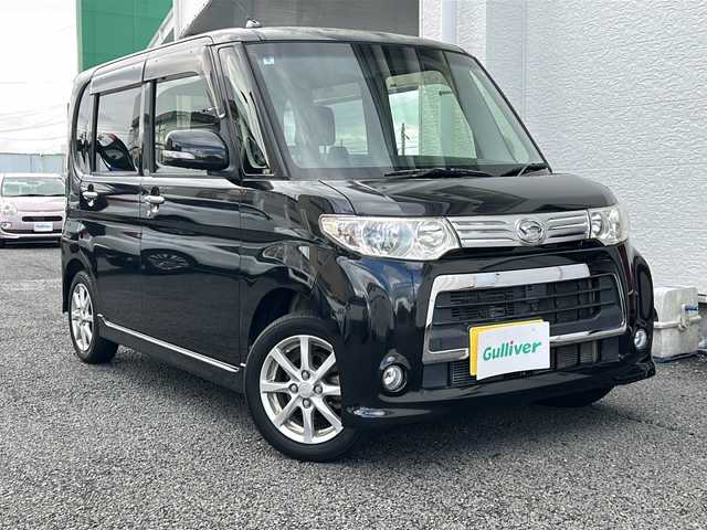 ダイハツ タント カスタム L 岐阜県 2012(平24)年 8.4万km ブラックマイカメタリック 社外オーディオ/スライドドア/キーレス