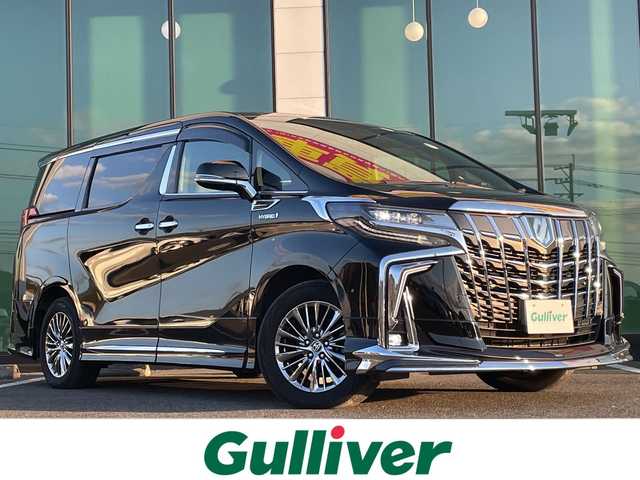 トヨタ アルファードハイブリット エグゼクティブ ラウンジ S 福岡県 2020(令2)年 5.8万km ブラック 純正10インチナビ/【CD.DVD.Bluetooth.フルセグTV】/パノラミックビューモニター/サンルーフ/モデリスタエアロ/JBLプレミアムサウンド/純正フリップダウンモニター/デジタルインナーミラー/追従クルーズコントロール/レーンキープアシスト/パワーバックドア/両側電動スライドドア/ビルトインETC2.0/全周囲ドライブレコーダー/レザーシート/シートヒーター/ベンチレーション/パワーシート/3眼LEDヘッドライト/オートライト/オートハイビーム/パーキングアシスト/クリアランスソナー