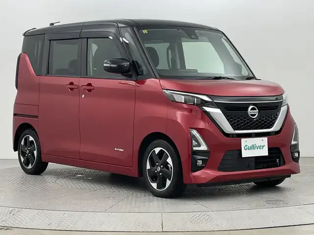 日産 ルークス HWS X プロパイロットED 新潟県 2020(令2)年 3.8万km スパークリングレッド/ブラック 純正ナビ/　　BT/SD/CD/AUX/アラウンドビューモニター/両側パワースライドドア/レーダークルーズコントロール/LEDオートライト/純正14インチアルミホイール/ステアリングスイッチ/スマートキー/ETC
