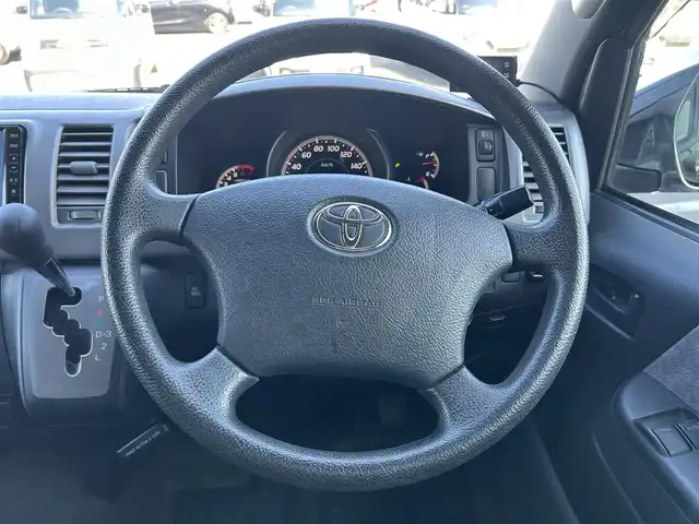 トヨタ ハイエース GL ロング 群馬県 2009(平21)年 8.9万km ブラックマイカ 純正HDDナビ（NHDT-W58）/　CD/DVD/SD/HDD/AUX/ワンセグTV/ETC/レーダー探知機ZERO300V/AC100V/片側パワースライドドア/電動格納ミラー/ライトレベライザー/リモコンキー/純正フロアマット/純正ドアバイザー/保証書/取扱説明書