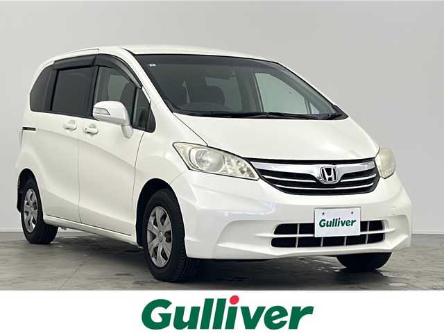 ホンダ フリード G ジャストセレクション 大阪府 2011(平23)年 13万km プレミアムホワイトパール 社外HDDナビ/【フルセグTV/CD/FM/AM/USB】/片側パワースライドドア/片側スライドドア/クルーズコントロール/バックカメラ/ハロゲンヘッドライト/スマートキー