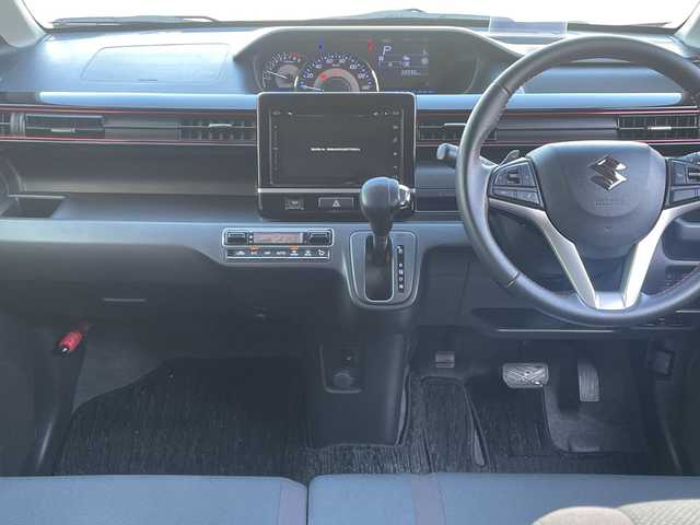 スズキ ワゴンＲ スティングレー HYBRID T 長野県 2017(平29)年 3.9万km ピュアレッド ・純正8インチSDナビゲーション/CD DVD フルセグTV　Bluetooth/・全方位カメラ/・ビルトインETC/・スズキセーフティサポート/・レーンキープアシスト/・ヘッドアップディスプレイ/・クルーズコントロール/・アイドリングストップ/・横滑り防止装置/・LEDヘッドライト/・オートライト/・フォグライト/・パドルシフト/・純正15インチアルミホイール/・シートヒーター(D席)/・ウィンカーミラー/・電動格納ミラー/・スマートキー/・エンジンプッシュスタート/・フロアマット