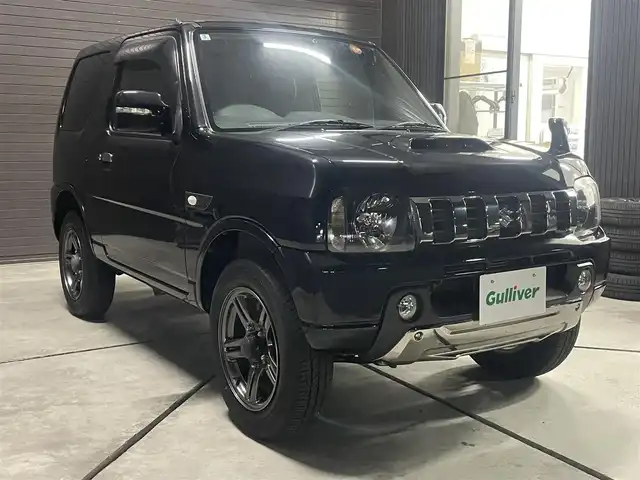 スズキ ジムニー ランドベンチャー 新潟県 2016(平28)年 4.6万km ブルーイッシュブラックパール3 リモコンキー/ケンウッドメモリナビ(MDV-Z704)/　BT/フルセグ/CD/DVD/バックカメラ/４WD/ドラレコ/運転席シートヒーター/ETC/革巻きステアリング/LEDヘッドライト/純正フロアマット/バイザー/ウインカーミラー