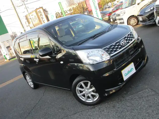 ダイハツ ムーヴ X SAⅡ 岡山県 2017(平29)年 5万km ブラックマイカメタリック 【 Smart Assist II 】/・衝突警報機能（対車両・対歩行者）/・衝突回避支援ブレーキ/・誤発進抑制機能/・後方誤発進抑制機能/・車線逸脱警報/・先行車発進お知らせ機能/ワンオーナー/社外メモリーナビ/ワンセグテレビ/バックカメラ/DVD再生可能/リアソナー/社外フロアマット/純正14AW/スマートキー2個/プッシュスタート