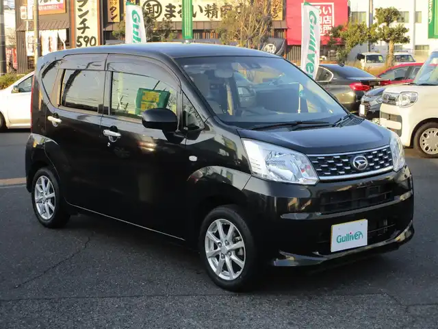 ダイハツ ムーヴ X SAⅡ 岡山県 2017(平29)年 5万km ブラックマイカメタリック 【 Smart Assist II 】/・衝突警報機能（対車両・対歩行者）/・衝突回避支援ブレーキ/・誤発進抑制機能/・後方誤発進抑制機能/・車線逸脱警報/・先行車発進お知らせ機能/ワンオーナー/社外メモリーナビ/ワンセグテレビ/バックカメラ/DVD再生可能/リアソナー/社外フロアマット/純正14AW/スマートキー2個/プッシュスタート