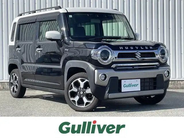 スズキ ハスラー Jスタイル 福岡県 2021(令3)年 2.5万km ブルーイッシュブラックパール デュアルカメラブレーキサポート/純正ナビ（ＣＮ－ＲＺ８６５）/フルセグTV/CD/DVD/BT/SD/AM/FM/全方位モニター/前席シートヒーター/ナビ連動型前後ドラレコ/ルーフレール/純正ＡＷ/ステアリングリモコン/ＬＥＤオートライト/ETC/スマートキー/プッシュスタート/スペアキー×１/純正フロアマット