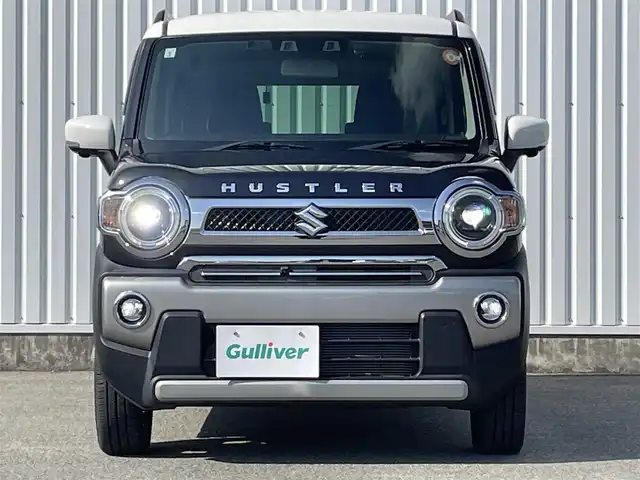 スズキ ハスラー Jスタイル 福岡県 2021(令3)年 2.5万km ブルーイッシュブラックパール デュアルカメラブレーキサポート/純正ナビ（ＣＮ－ＲＺ８６５）/フルセグTV/CD/DVD/BT/SD/AM/FM/全方位モニター/前席シートヒーター/ナビ連動型前後ドラレコ/ルーフレール/純正ＡＷ/ステアリングリモコン/ＬＥＤオートライト/ETC/スマートキー/プッシュスタート/スペアキー×１/純正フロアマット